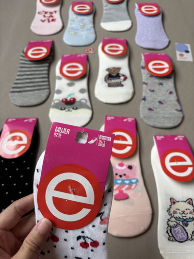 Medias invisibles estampadas de dama "Elemento"