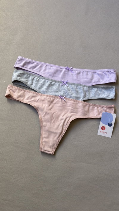 COLALESS DE ALGODÓN COLORES PASTELES (pack x3)