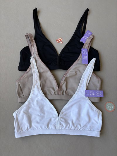 Corpiño triangulo de doble microfibra "Foxy" Art.2000