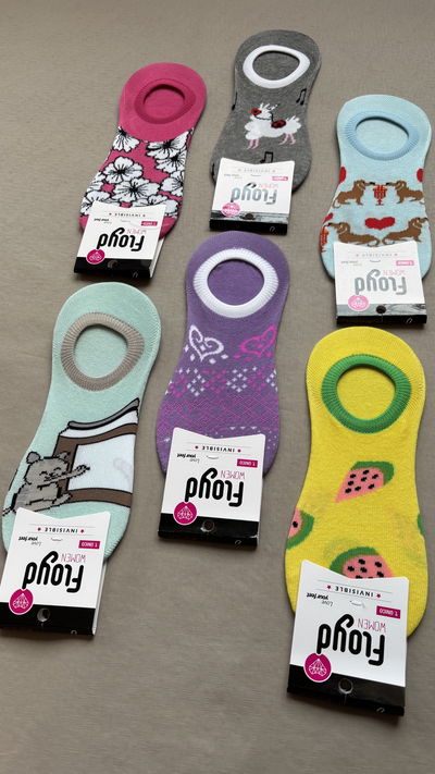 Medias invisibles estampadas "Floyd" Art.MJ16