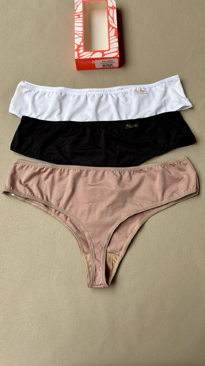 Culoteless de microfibra talle especial pack x3 Art.606E Frashe