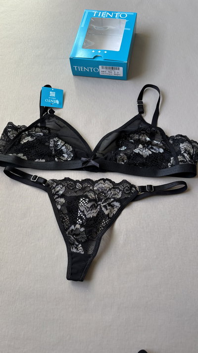 Conjunto de tul y puntilla con less regulable Tiento Art.783