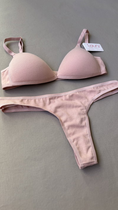 Conjunto triangulito taza soft de algodón "Kaury" Art.8130