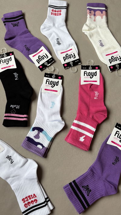 Medias tenis estampada "Floyd" Art.MJ20