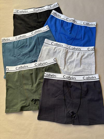 Boxer liso de algodón Calvin