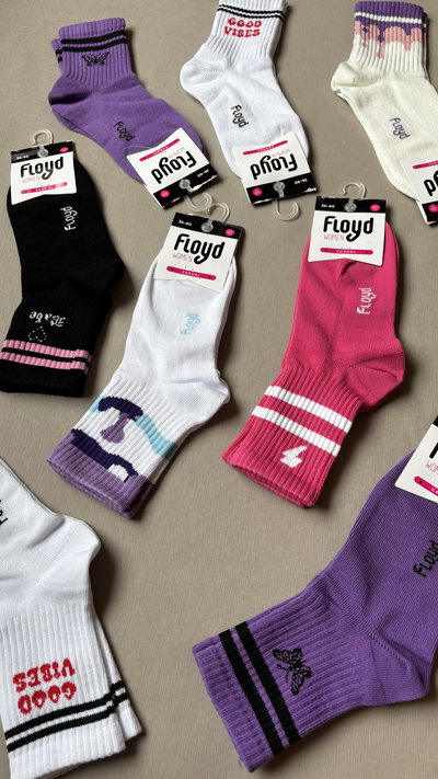 Medias tenis estampada "Floyd" Art.MJ20