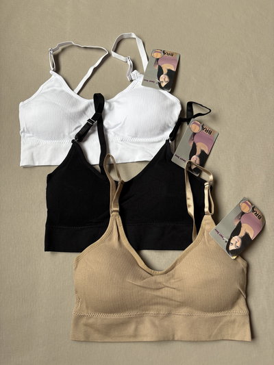 Top de morley tiras finas con tazas desmontables