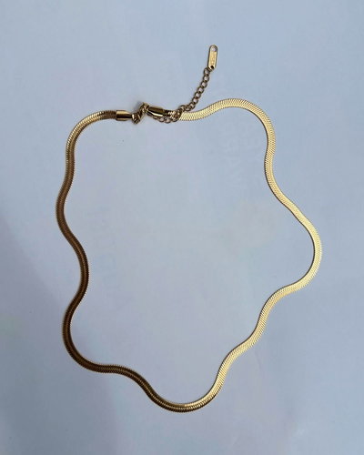 cadena SNAKE fina (dorado) 