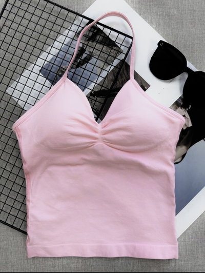 TOP HALTER PINK SPORT