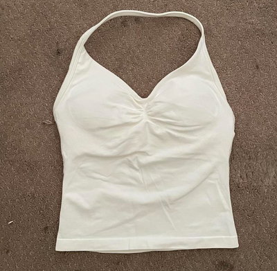TOP HALTER BLANCO