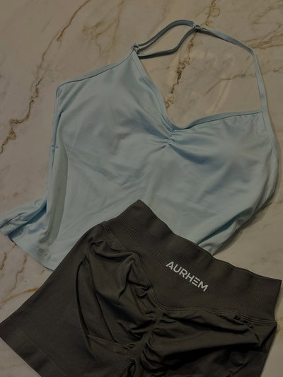 TOP HALTER CELESTE LYCRA