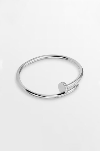 esclava CLAVO con brillos SILVER