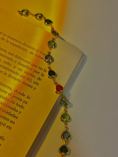 Pulsera RETRO (colors & gold)