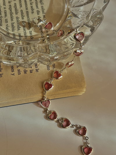 Pulsera PRINCESS (pink & silver)