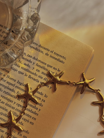 Pulsera BEACH dorado