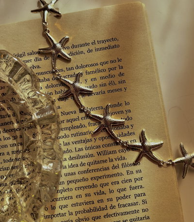 Pulsera BEACH plateada 