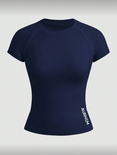 Remera CORE compresion DEEP SEA