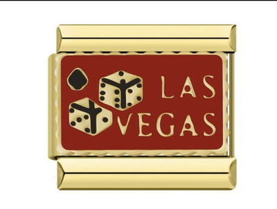 Charm LAS VEGAS gold