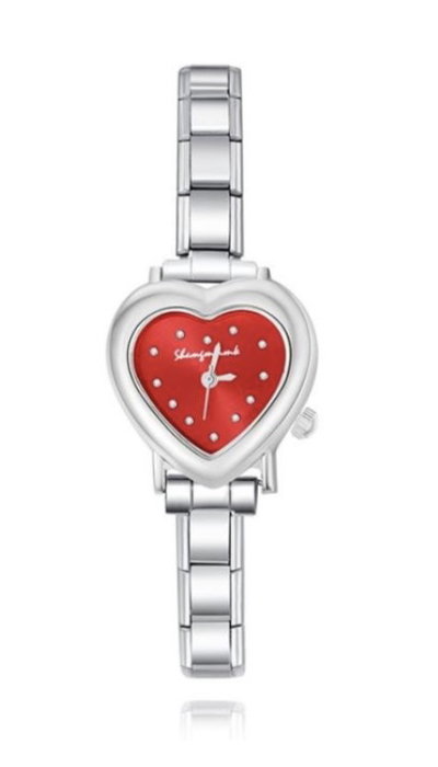 ITALIAN WATCH Heart ROJO