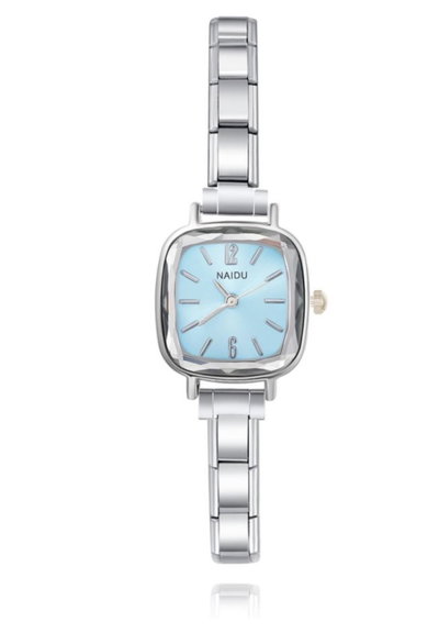 ITALIAN WATC Square DIAMOND Celeste