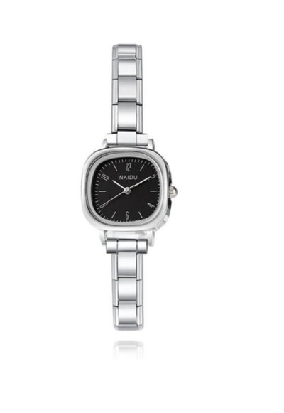ITALIAN WATCH Square ARIAL negro