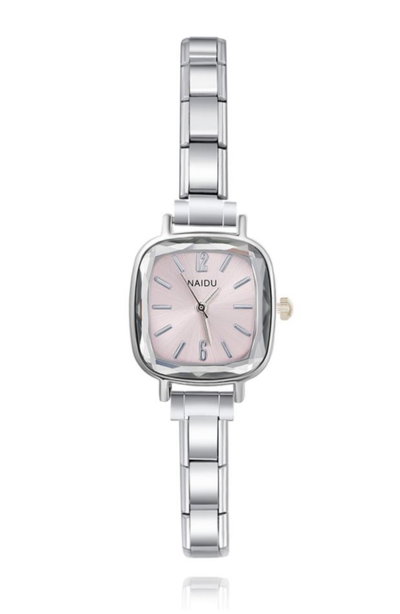 ITALIAN WATCH Square DIAMOND rosa