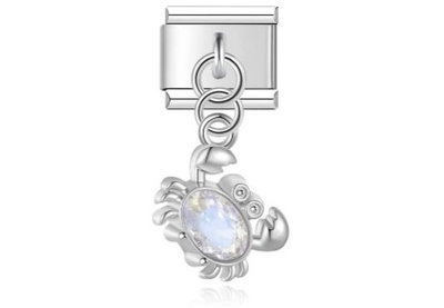 Charm Langosta-CANCER silver