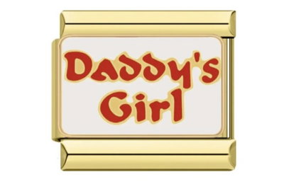 Charm DADDYS GIRL (gold)