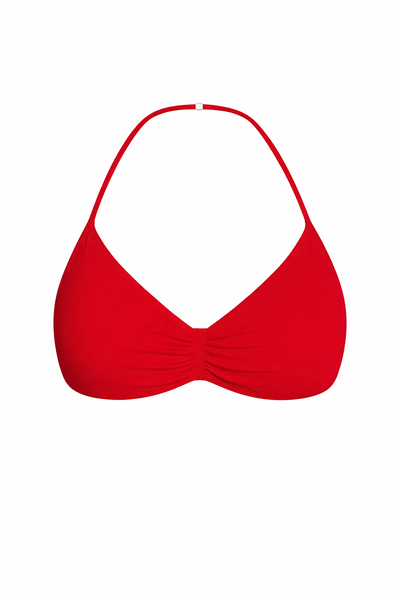 Top HALTER corto RED 