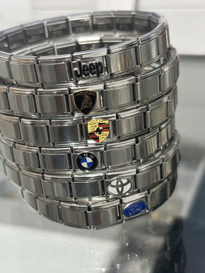 pulsera italiana + CHARM automoviles