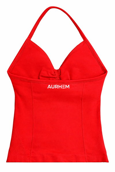 Top halter CHILLI RED 