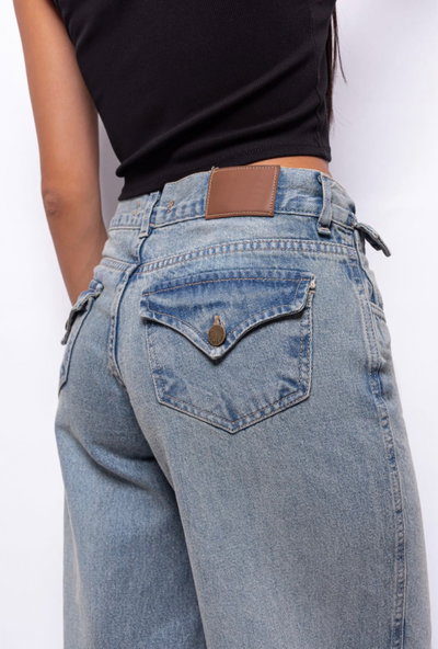 Jean ROMA light blue TIRO MEDIO