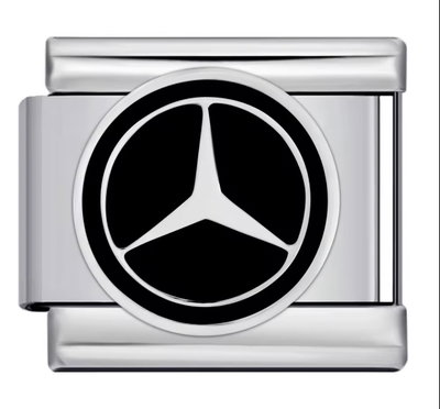 Charm MERCEDES BENZ negro silver