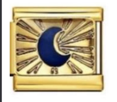 charm LUNA blue FULL GOLD