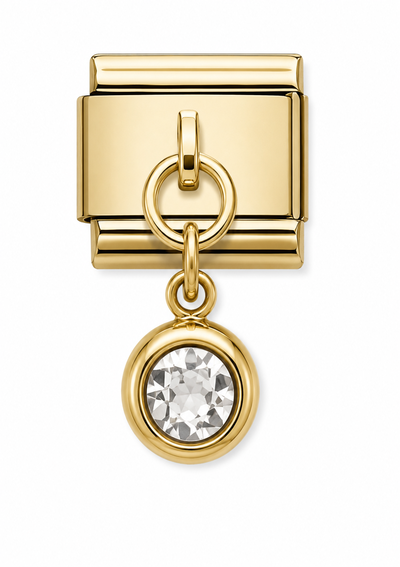 charm DIJE BRILLO DORADO