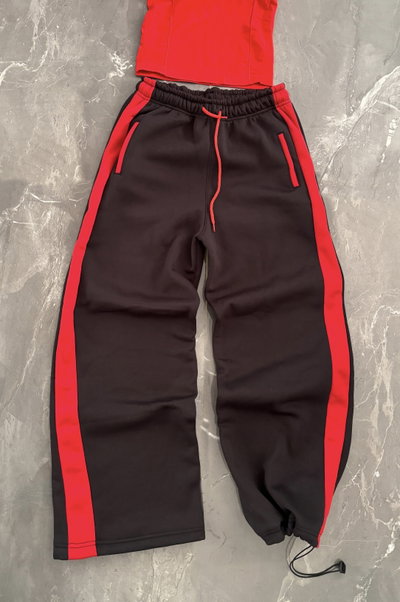 Jogging TAE 2en1 BLACK AND RED