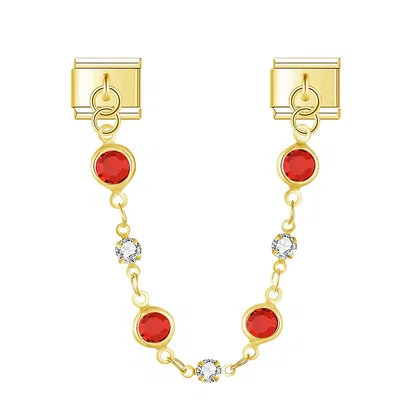 charm colgante BRILLO ROJO