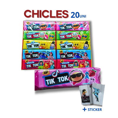 Chicles Tik Tok 20 uni.