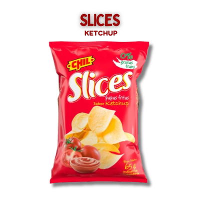 Slices ketchup