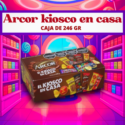 Arcor kiosco en casa surtido de chocolates caja 246 gr