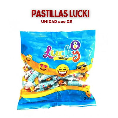 pastillas lucky de 200gr 