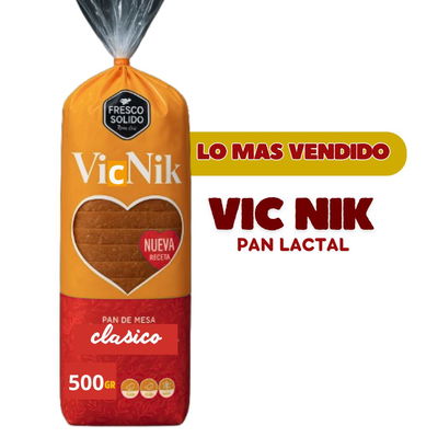 Pan Lactal Clasico 500gr Vicnick