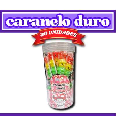 Caramelos duros en pote 30 UNIDADES