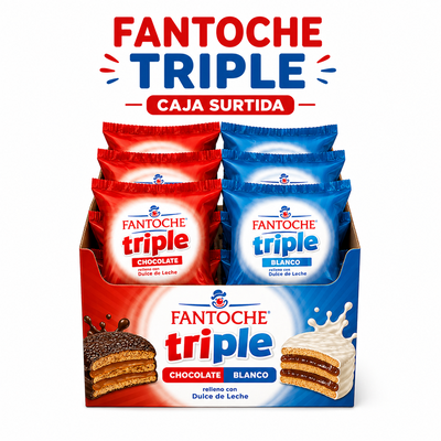 Fantoche Triple Surtido 12u