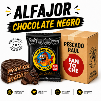Alfajor Raul Chocolate 12u