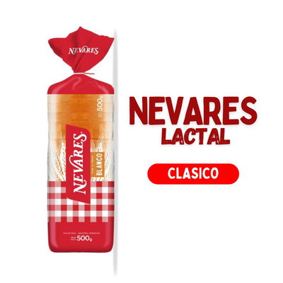 Pan Lactal Nevares Clasico 500gr