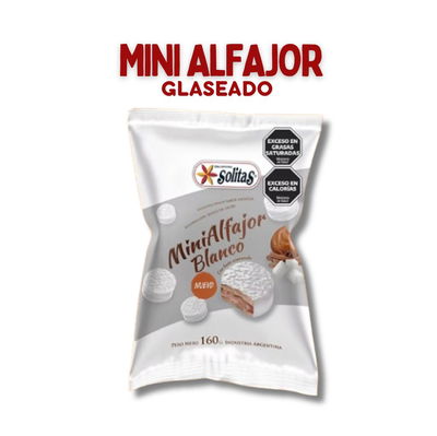 Mini Alfajor Blanco Glaseado