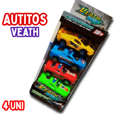 Autitos veath 4 unidades