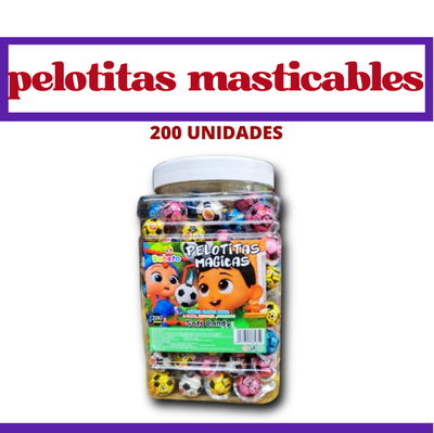 Pelotitas masticables 200 unidades 