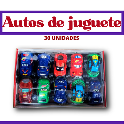 Autos de juguete 30 unidades